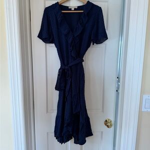 Michael Michael Kors Blue Wrap Dress